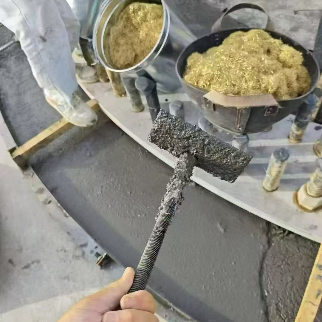 定州C120钢纤维高强无收灌浆料 轧机压缩机汽轮机发电机锻压设备底座灌浆材料